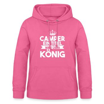 Wohnmobil Wohnwagen Caravan Camping Camper - Frauen Hoodie - Pink - Vorne - AI Model Female 172 light (172cm)