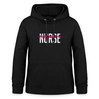 Altenpflegerin mit Leidenschaft Altenpfleger - Frauen Hoodie - Schwarz - Vorne - AI Model Female 172 light (172cm)