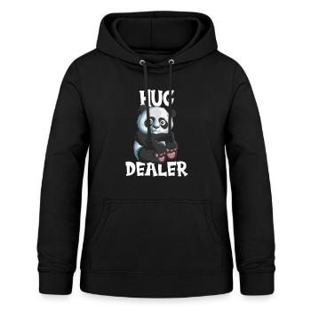 Pandabär Umarmt Dich Hug Dealer Umarmung Panda - Frauen Hoodie - Schwarz - Vorne - AI Model Female 172 light (172cm)