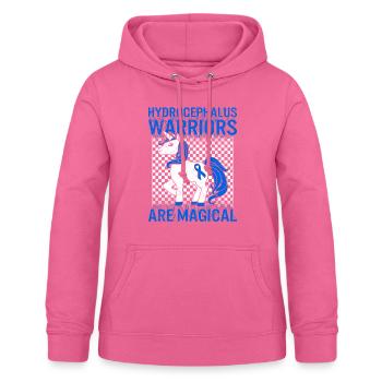 Hydrocephalus Awareness Shirt, Warriors Are - Women's Hoodie - pink - Front - AI Model Female 172 light (172cm)