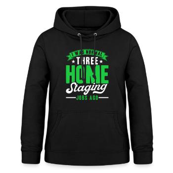 Haus Einrichtung Hausvorstellung Innenarchitekt Ge - Frauen Hoodie - Schwarz - Vorne - AI Model Female 172 light (172cm)