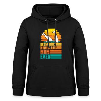 Best Running Duck Mom Ever Laufente Mama - Frauen Hoodie - Schwarz - Vorne - AI Model Female 172 light (172cm)
