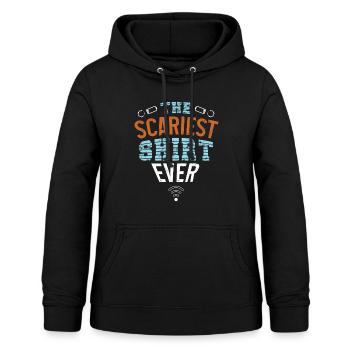 Das Gruseligste Shirt Aller Zeiten - Frauen Hoodie - Schwarz - Vorne - AI Model Female 172 light (172cm)