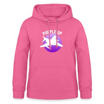 Lila up f4 Phantom Milit�r Kinder Jungen F-4 - Frauen Hoodie - Pink - Vorne - AI Model Female 172 light (172cm)