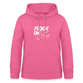 Flamant - Sweat à capuche Femme - rose - Devant - AI Model Female 172 light (172cm)