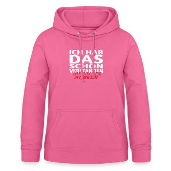 Angler Geschenkidee Hobby Angeln - Frauen Hoodie - Pink - Vorne - AI Model Female 172 light (172cm)