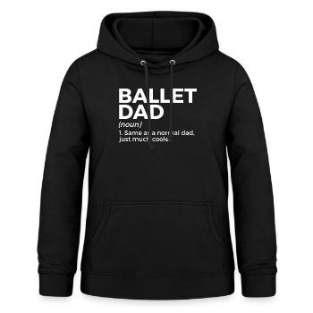 Danse classique - Sweat à capuche Femme - noir - Devant - AI Model Female 172 light (172cm)
