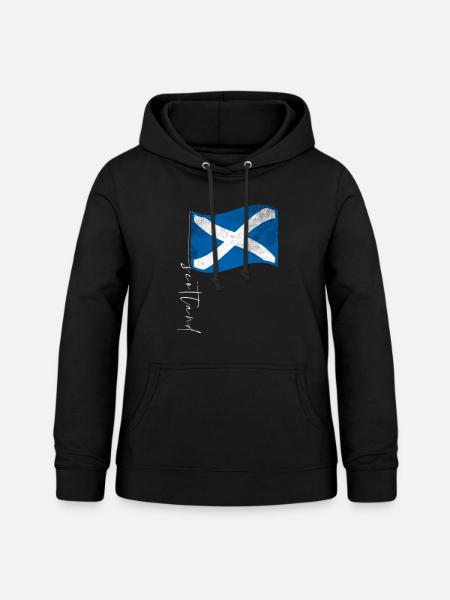 Schottland Flagge Schottisch - Frauen Hoodie - Schwarz