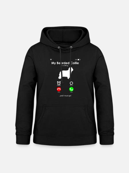 Bearded Collie - Frauen Hoodie - Schwarz