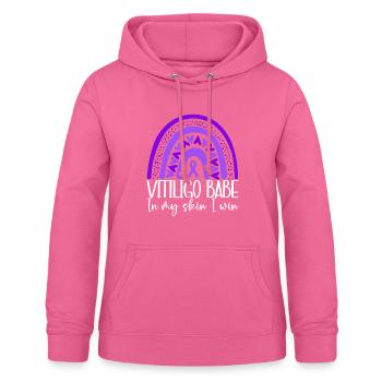 Vitiligo World Vitiligo Day - Frauen Hoodie - Pink - Vorne - AI Model Female 172 light (172cm)