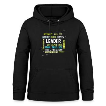 Leadership Shirt, Leader Integrity Unite - Women's Hoodie - black - Front - AI Model Female 172 light (172cm)