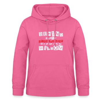 Ruhestand Leben Zitat Lektion Großeltern Weisheit - Frauen Hoodie - Pink - Vorne - AI Model Female 172 light (172cm)