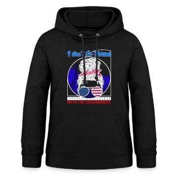 Parenting Shirt, I Don't Co-Parent With The - Women's Hoodie - black - Front - AI Model Female 172 light (172cm)