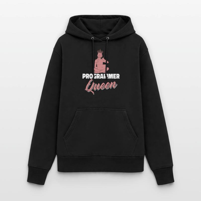 Développeur Coder Programmeur Queen Sweat à capuche Femme