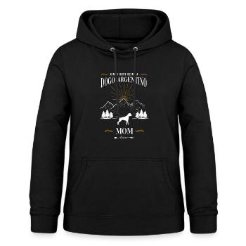 Dogo Argentino - Frauen Hoodie - Schwarz - Vorne - AI Model Female 172 light (172cm)
