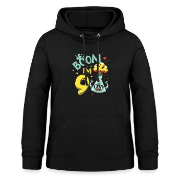 Ich Bin 9 Science Lover Future Scientist - Frauen Hoodie - Schwarz - Vorne - AI Model Female 172 light (172cm)