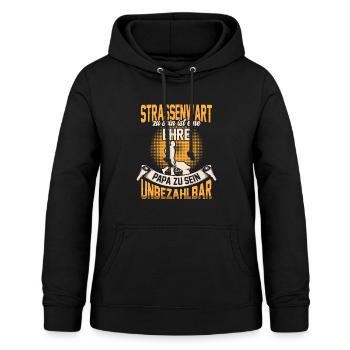 Straßenwärter zu sein ist eine Ehre Straßenwart - Frauen Hoodie - Schwarz - Vorne - AI Model Female 172 light (172cm)