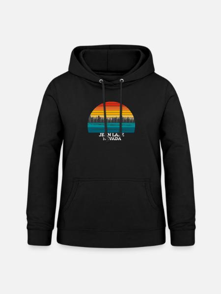 Jean Lake Nevada - Frauen Hoodie - Schwarz