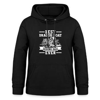 Drachenboot Papa - Frauen Hoodie - Schwarz - Vorne - AI Model Female 172 light (172cm)