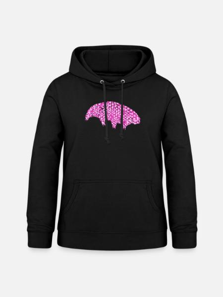 Tardigrade Bärtierchen Wasserbär - Frauen Hoodie - Schwarz