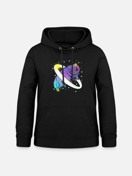 Tardigrade Wasserbär Planet Bärtierchen - Frauen Hoodie - Schwarz