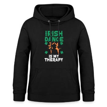 Irish Dance St. Patrick's Dance - Women's Hoodie - black - Front - AI Model Female 172 light (172cm)