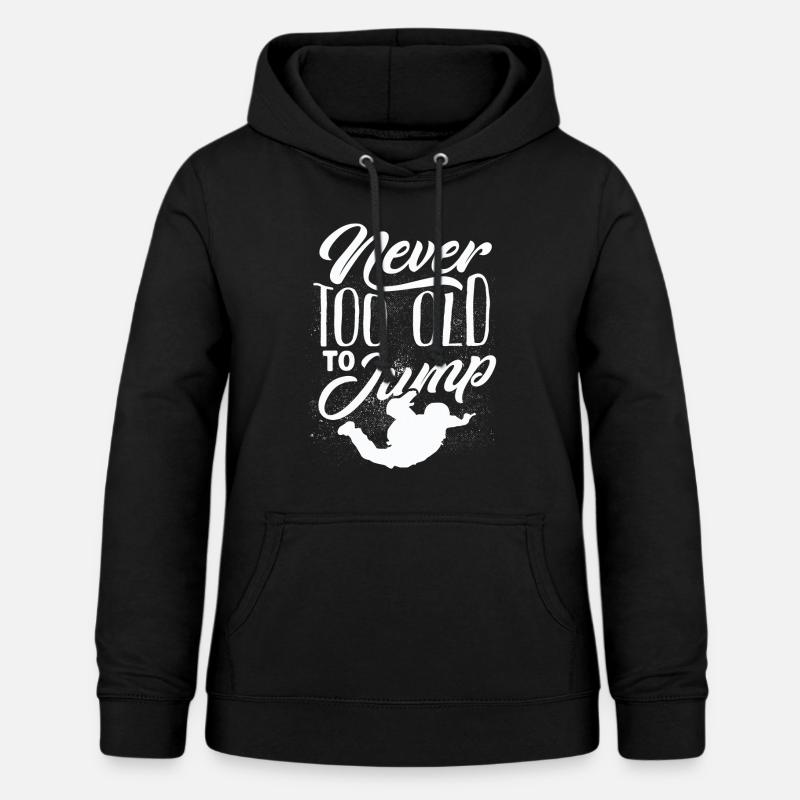 Parachutisme, Parachutisme - Sweat à capuche Femme - noir