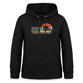 Mailman Shirt, du bist das aktuelle Resident-Tee, - Frauen Hoodie - Schwarz - Vorne - AI Model Female 172 light (172cm)