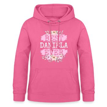 Daniela Nom du cadeau Anniversaire - Sweat à capuche Femme - rose - Devant - AI Model Female 172 light (172cm)