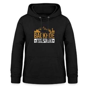Baggerfahrer Bagger - Sweat à capuche Femme - noir - Devant - AI Model Female 172 light (172cm)