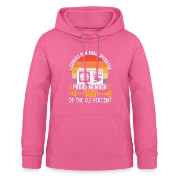 Ham Radio Ham Funker - Frauen Hoodie - Pink - Vorne - AI Model Female 172 light (172cm)