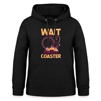 Roller coaster - Women's Hoodie - black - Front - AI Model Female 172 light (172cm)