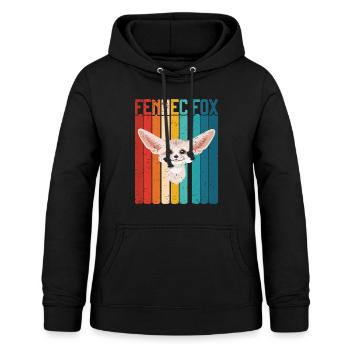 Fennec Fox - Women's Hoodie - black - Front - AI Model Female 172 light (172cm)
