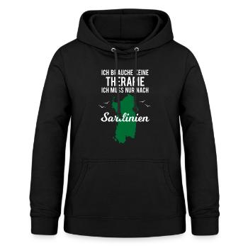 Sardinien Lustiger Spruch Italien Urlaub Geschenk - Frauen Hoodie - Schwarz - Vorne - AI Model Female 172 light (172cm)