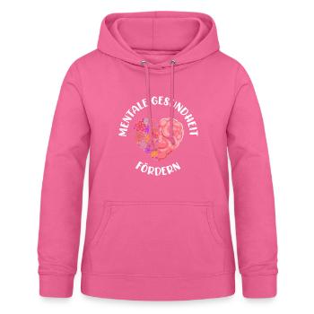 Mentale Gesundheit fördern Mental Health - Frauen Hoodie - Pink - Vorne - AI Model Female 172 light (172cm)