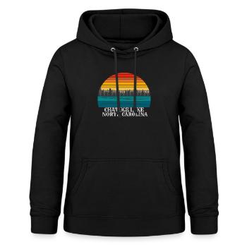 Chatuge Lake North Carolina - Women's Hoodie - black - Front - AI Model Female 172 light (172cm)