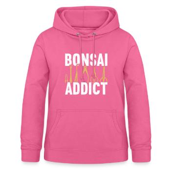 Bonsai-Baum - Frauen Hoodie - Pink - Vorne - AI Model Female 172 light (172cm)