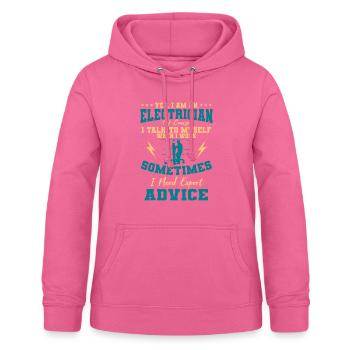 Elektriker Elektrizität Leitungsmann Verkabelung Elektrik - Frauen Hoodie - Pink - Vorne - AI Model Female 172 light (172cm)