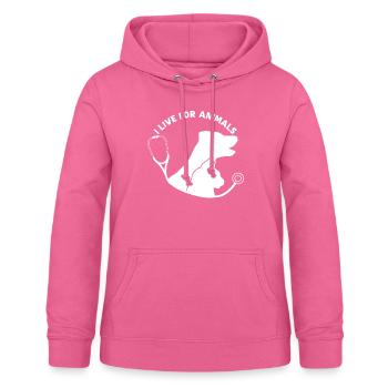 Tiermedizin Tierarzt Veterinär - Frauen Hoodie - Pink - Vorne - AI Model Female 172 light (172cm)