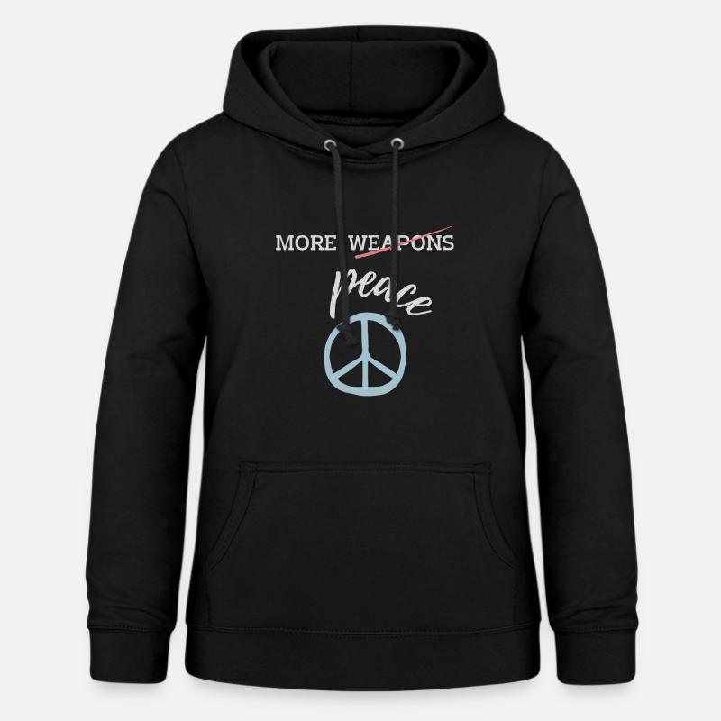 Plus de paix (d’armes) - Sweat à capuche Femme - noir