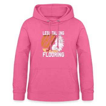 Flooring carpet installers - Women's Hoodie - pink - Front - AI Model Female 172 light (172cm)