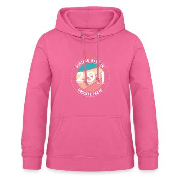 Geburtstagsgeschenk 2011 Frauen | Jahrgang 2011 - Frauen Hoodie - Pink - Vorne - AI Model Female 172 light (172cm)