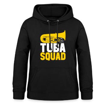Tuba tuba player - Women's Hoodie - black - Front - AI Model Female 172 light (172cm)