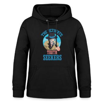 Les chercheurs de vérité ultimes, les experts médico-légaux - Sweat à capuche Femme - noir - Devant - AI Model Female 172 light (172cm)