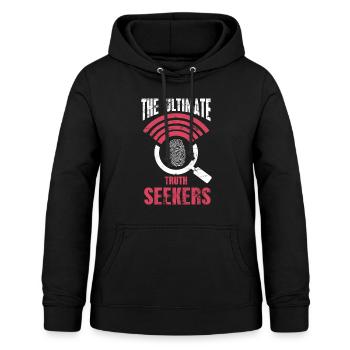 Les chercheurs de vérité ultimes, les experts médico-légaux - Sweat à capuche Femme - noir - Devant - AI Model Female 172 light (172cm)