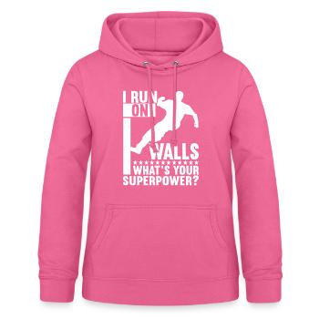 Parkour Freerunning - Frauen Hoodie - Pink - Vorne - AI Model Female 172 light (172cm)