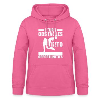 Parkour Freerunning - Frauen Hoodie - Pink - Vorne - AI Model Female 172 light (172cm)