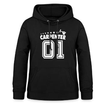 Carpenter, carpenter, carpenter, - Women's Hoodie - black - Front - AI Model Female 172 light (172cm)