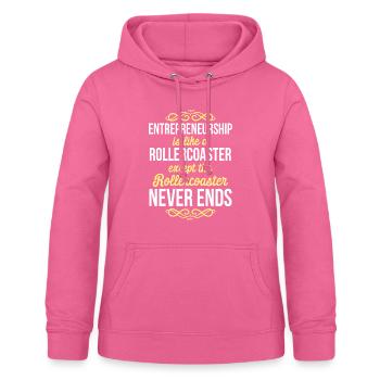 Unternehmer Unternehmen Unternehmertum - Frauen Hoodie - Pink - Vorne - AI Model Female 172 light (172cm)