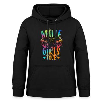 Malle Girls Tour - Frauen Hoodie - Schwarz - Vorne - AI Model Female 172 light (172cm)